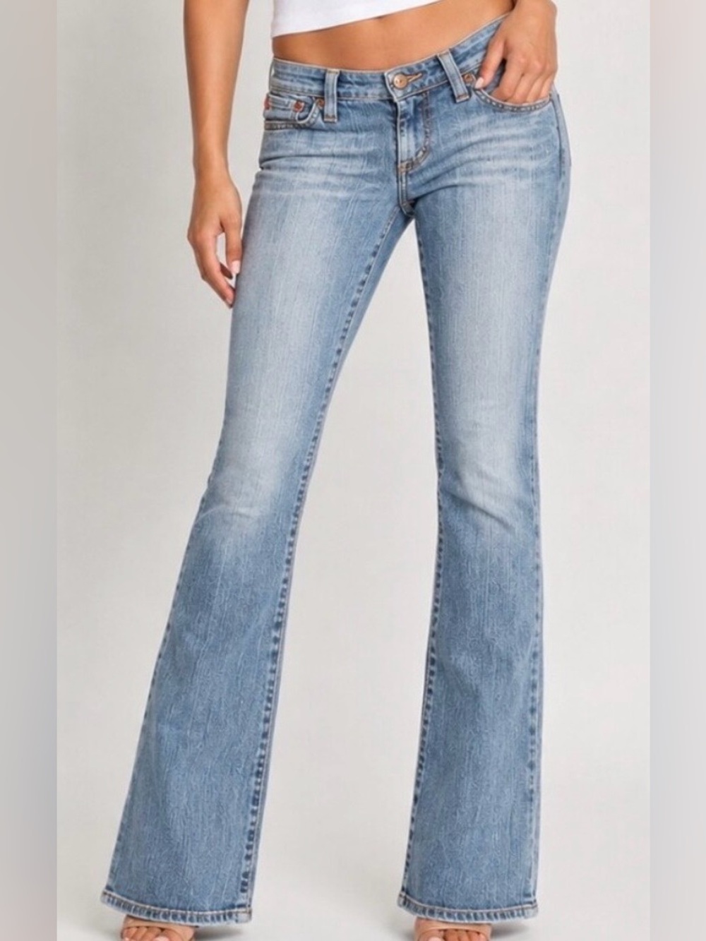 Big Star Light Blue Flare Jeans for Women